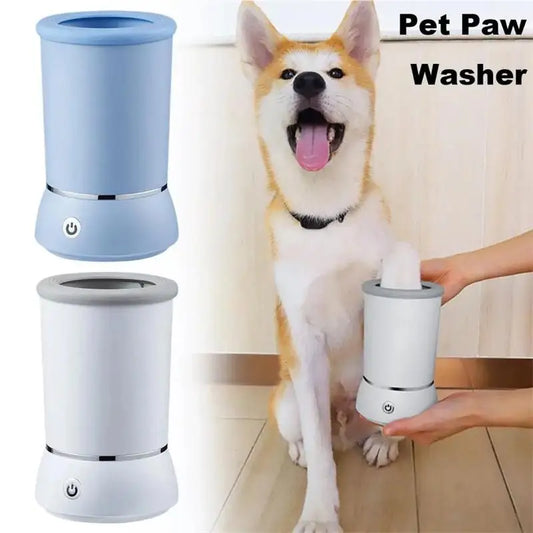 🐾 Automatic Dog Paw Cleaner – Portable Low-Noise Pet Foot Washer Cup